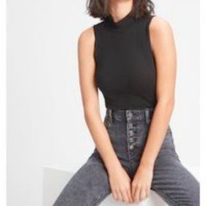 Knit Mock Neck Tank || Gap